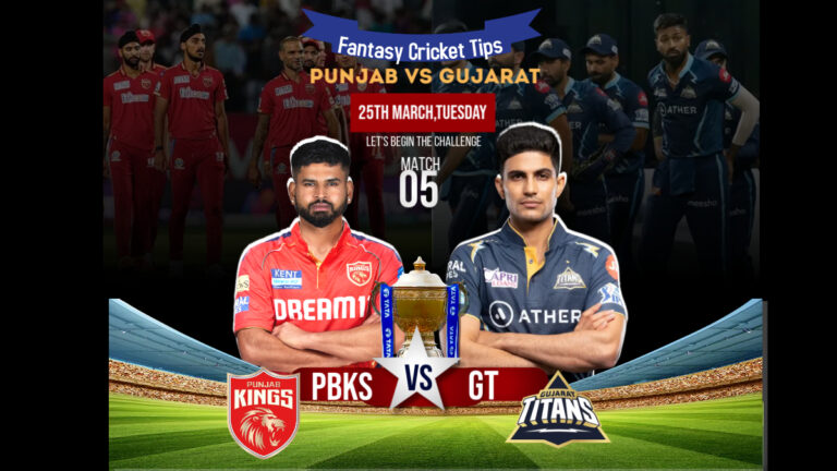 GT vs PBKS Fantasy Cricket Prediction: IPL 2025 Match 5